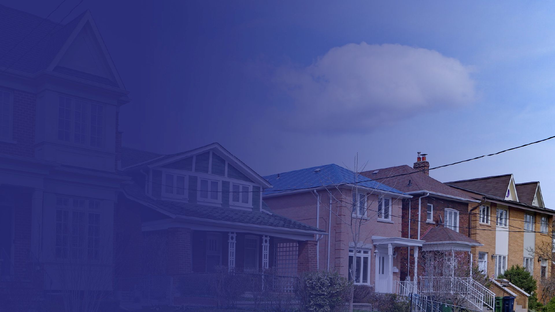 Photo of houses on a street