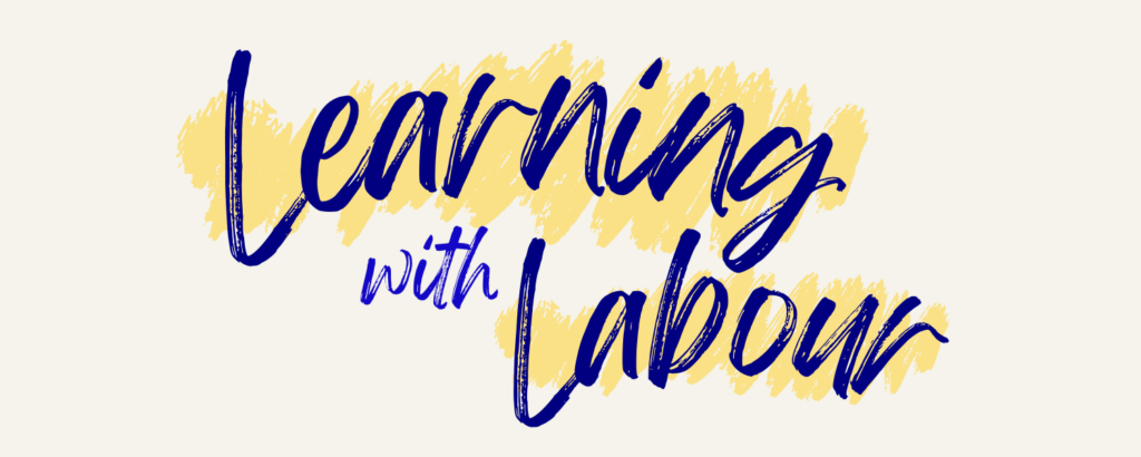 Learning with Labour Education Newsletter logo